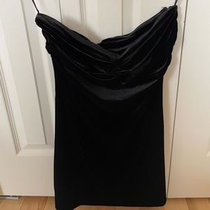 Little Black Strapless Dress